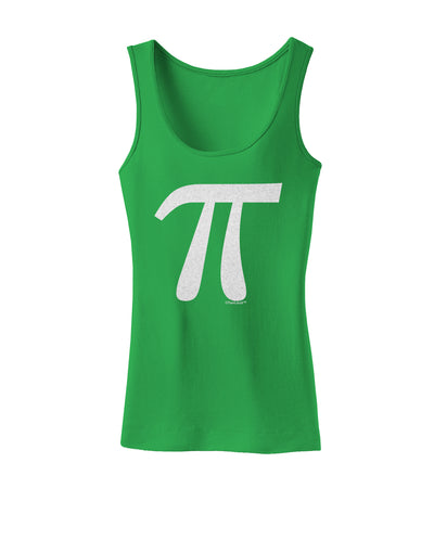 Pi Symbol Glitter - White Womens Tank Top by TooLoud-Womens Tank Tops-TooLoud-KellyGreen-X-Small-Davson Sales