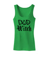 Bad Witch Distressed Womens Tank Top-Womens Tank Tops-TooLoud-KellyGreen-X-Small-Davson Sales