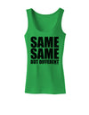 Same Same But Different Womens Tank Top-Womens Tank Tops-TooLoud-KellyGreen-X-Small-Davson Sales