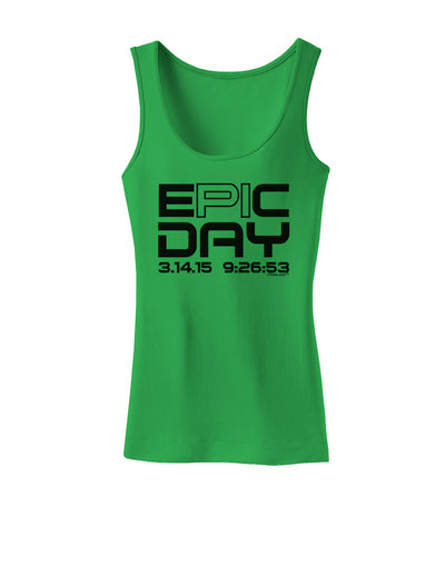 Epic Pi Day Text Design Womens Tank Top by TooLoud-Womens Tank Tops-TooLoud-KellyGreen-X-Small-Davson Sales