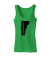 Vermont - United States Shape Womens Tank Top by TooLoud-Womens Tank Tops-TooLoud-KellyGreen-X-Small-Davson Sales