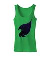 Cute Single Dark Angel Wing Black and Purple Womens Tank Top-Womens Tank Tops-TooLoud-KellyGreen-X-Small-Davson Sales