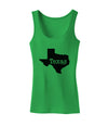 Texas - United States Shape Womens Tank Top by TooLoud-Womens Tank Tops-TooLoud-KellyGreen-X-Small-Davson Sales