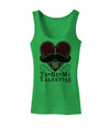 I Mustache You To Be My Valentine Womens Tank Top-Womens Tank Tops-TooLoud-KellyGreen-X-Small-Davson Sales