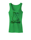 I'm a Unicorn Womens Tank Top-Womens Tank Tops-TooLoud-KellyGreen-X-Small-Davson Sales