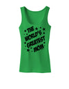 The World's Greatest Mom - Superhero Style Womens Tank Top by TooLoud-Womens Tank Tops-TooLoud-KellyGreen-X-Small-Davson Sales