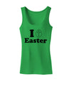 I Egg Cross Easter Design Womens Tank Top by TooLoud-Womens Tank Tops-TooLoud-KellyGreen-X-Small-Davson Sales