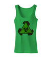 Recycle Biohazard Sign Womens Tank Top by TooLoud-Womens Tank Tops-TooLoud-KellyGreen-X-Small-Davson Sales