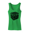 Autism Awareness - Cube B & W Womens Tank Top-Womens Tank Tops-TooLoud-KellyGreen-X-Small-Davson Sales