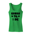 Kawaii Til I Die - Design Womens Tank Top by TooLoud-Womens Tank Tops-TooLoud-KellyGreen-X-Small-Davson Sales