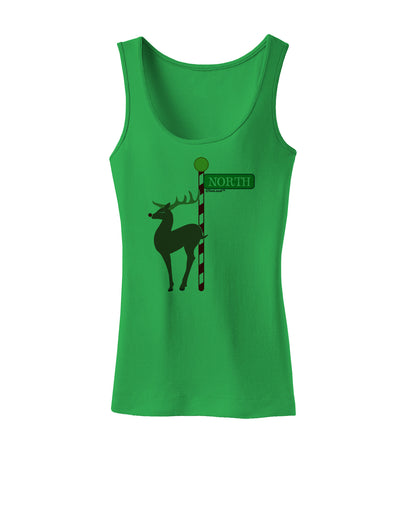 Rudolf Ratchet Reindeer Color Womens Tank Top-Womens Tank Tops-TooLoud-KellyGreen-X-Small-Davson Sales