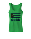 Cuba Flag Cuban Pride Womens Petite Tank Top by TooLoud-TooLoud-KellyGreen-X-Small-Davson Sales