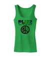 PLUR Rainbow Womens Tank Top-Womens Tank Tops-TooLoud-KellyGreen-X-Small-Davson Sales