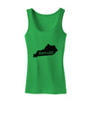 Kentucky - United States Shape Womens Tank Top by TooLoud-TooLoud-KellyGreen-X-Small-Davson Sales