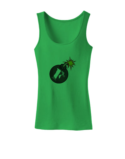 F-Bomb Funny Womens Petite Tank Top by TooLoud-TooLoud-KellyGreen-X-Small-Davson Sales