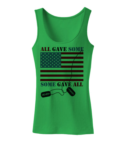 All Gave Some Some Gave All Womens Tank Top-Womens Tank Tops-TooLoud-KellyGreen-X-Small-Davson Sales