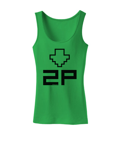 Player Two Selection Icon Womens Petite Tank Top-TooLoud-KellyGreen-X-Small-Davson Sales