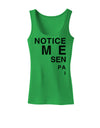 Notice Me Senpai Triangle Text Womens Tank Top-Womens Tank Tops-TooLoud-KellyGreen-X-Small-Davson Sales