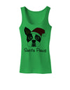 Santa Paws Christmas Dog Womens Tank Top-Womens Tank Tops-TooLoud-KellyGreen-X-Small-Davson Sales