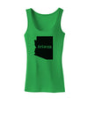 Arizona - United States Shape Womens Tank Top by TooLoud-Womens Tank Tops-TooLoud-KellyGreen-X-Small-Davson Sales