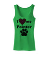 I Heart My Pointer Womens Petite Tank Top by TooLoud-TooLoud-KellyGreen-X-Small-Davson Sales