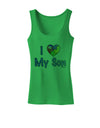 I Heart My Son - Autism Awareness Womens Tank Top by TooLoud-Womens Tank Tops-TooLoud-KellyGreen-X-Small-Davson Sales