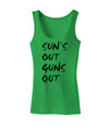 Suns Out Guns Out Womens Tank Top-Womens Tank Tops-TooLoud-KellyGreen-X-Small-Davson Sales