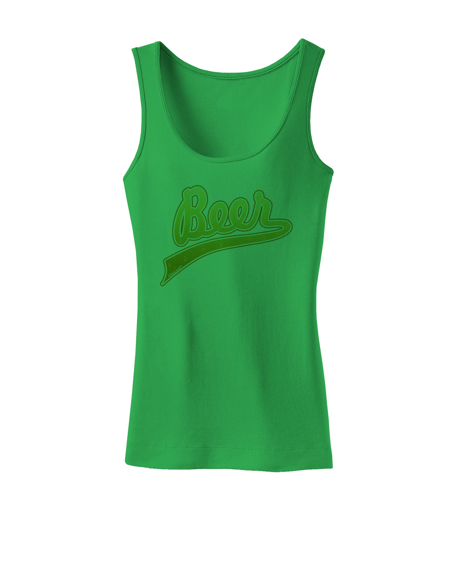 Beer Jersey Womens Petite Tank Top-TooLoud-KellyGreen-X-Small-Davson Sales