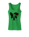 Cute Dog with Santa Hat - Christmas Womens Tank Top-Womens Tank Tops-TooLoud-KellyGreen-X-Small-Davson Sales