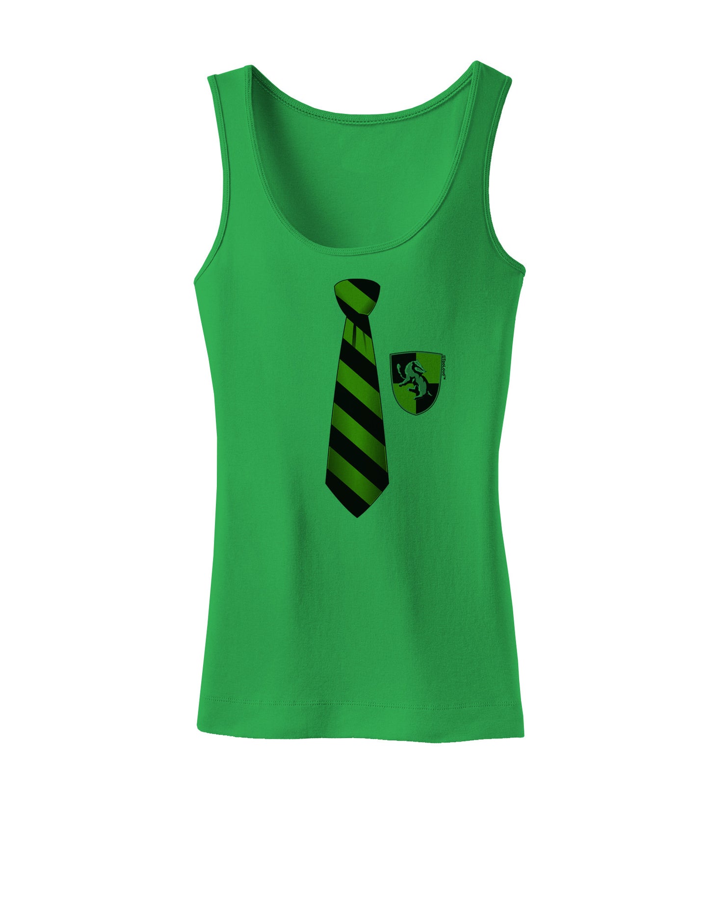 Wizard Tie Yellow and Black Womens Petite Tank Top-TooLoud-KellyGreen-X-Small-Davson Sales