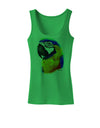 Brightly Colored Parrot Watercolor Womens Tank Top-Womens Tank Tops-TooLoud-KellyGreen-X-Small-Davson Sales