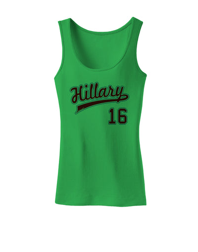 Hillary Jersey 16 Womens Petite Tank Top-TooLoud-KellyGreen-X-Small-Davson Sales