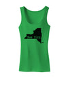 New York - United States Shape Womens Tank Top by TooLoud-Womens Tank Tops-TooLoud-KellyGreen-X-Small-Davson Sales