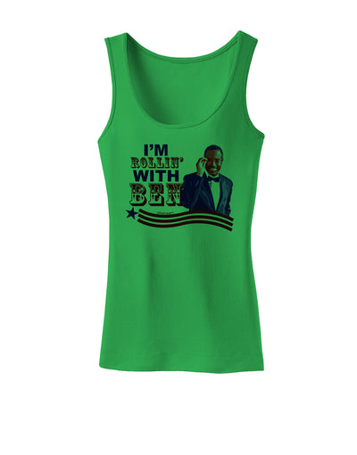 Rollin' With Ben Womens Tank Top-Womens Tank Tops-TooLoud-KellyGreen-X-Small-Davson Sales