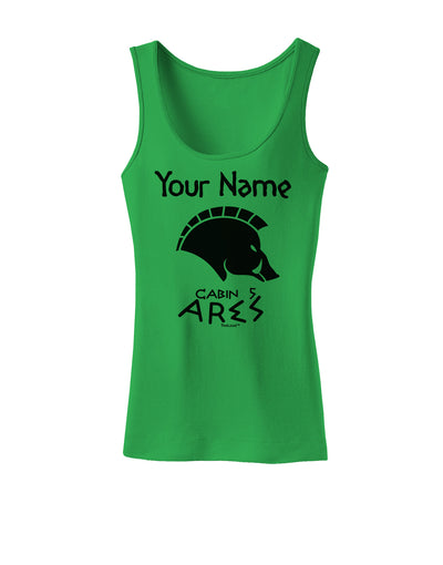 Personalized Cabin 5 Ares Womens Tank Top by-Womens Tank Tops-TooLoud-KellyGreen-X-Small-Davson Sales