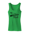 Drive Stick Pink Womens Tank Top-Womens Tank Tops-TooLoud-KellyGreen-X-Small-Davson Sales