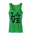 Texas Love Distressed Design Womens Tank Top by TooLoud-Womens Tank Tops-TooLoud-KellyGreen-X-Small-Davson Sales
