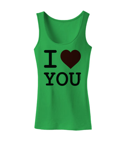 I Heart You Womens Tank Top-Womens Tank Tops-TooLoud-KellyGreen-X-Small-Davson Sales