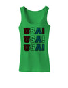 USA! USA! USA! Womens Tank Top-Womens Tank Tops-TooLoud-KellyGreen-X-Small-Davson Sales