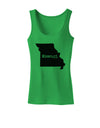 Missouri - United States Shape Womens Tank Top-Womens Tank Tops-TooLoud-KellyGreen-X-Small-Davson Sales