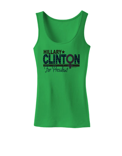 Hillary Female Symbol Womens Tank Top-Womens Tank Tops-TooLoud-KellyGreen-X-Small-Davson Sales