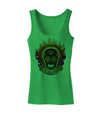 Dia de los Muertos Sacred Calavera Day of the Dead Womens Tank Top-Womens Tank Tops-TooLoud-KellyGreen-X-Small-Davson Sales