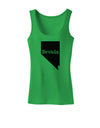 Nevada - United States Shape Womens Tank Top by TooLoud-Womens Tank Tops-TooLoud-KellyGreen-X-Small-Davson Sales