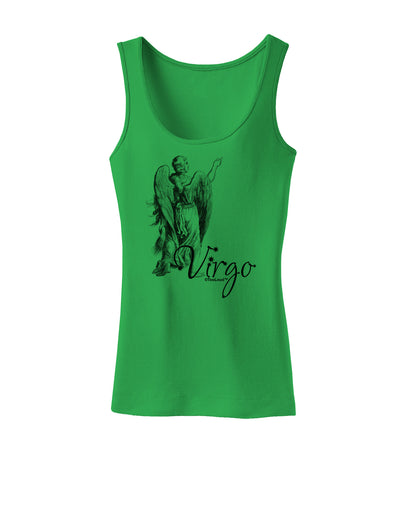 Virgo Illustration Womens Tank Top-Womens Tank Tops-TooLoud-KellyGreen-X-Small-Davson Sales