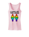 I Love My Two Moms LGBT Womens Tank Top-Womens Tank Tops-TooLoud-SoftPink-X-Small-Davson Sales