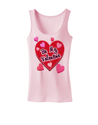 Be My Valentine Romantic Hearts Womens Tank Top-Womens Tank Tops-TooLoud-SoftPink-X-Small-Davson Sales