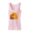 Lion Watercolor 3 Text Womens Tank Top-Womens Tank Tops-TooLoud-SoftPink-X-Small-Davson Sales