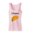 I love Tacos Womens Tank Top-Womens Tank Tops-TooLoud-SoftPink-X-Small-Davson Sales