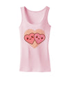 Super Cute Kawaii Hearts Womens Tank Top-Womens Tank Tops-TooLoud-SoftPink-X-Small-Davson Sales