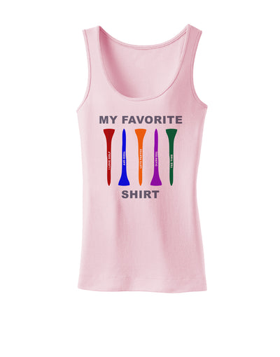 My Favorite Tee Shirt Womens Petite Tank Top by TooLoud-TooLoud-SoftPink-X-Small-Davson Sales